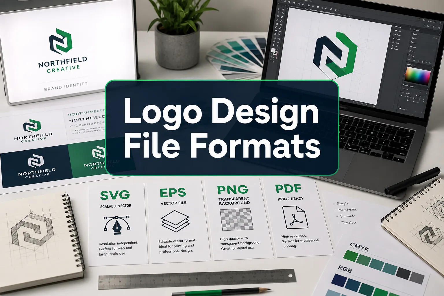 Logo Design File Formats Explained: SVG, EPS, PNG and JPEG, What Your Business Actually Needs